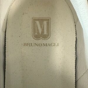 Bruno Magli Cream Leather Footwear